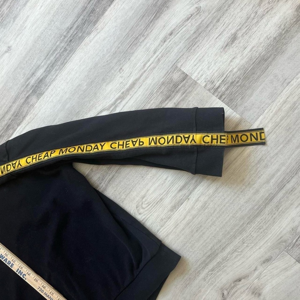 Cheap Monday Black Sweater with Yellow Details - Picture 3 of 5